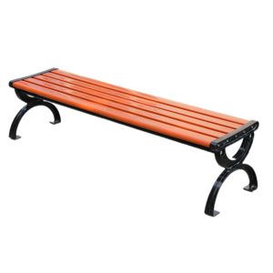 Ghế công viên không tựa gỗ nhựa 120 cm