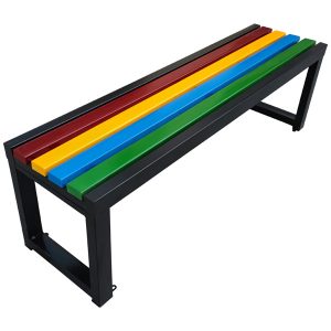 Ghế công viên không tựa gỗ nhựa 120 cm