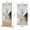 Bảng Standee inox mạ vàng di động