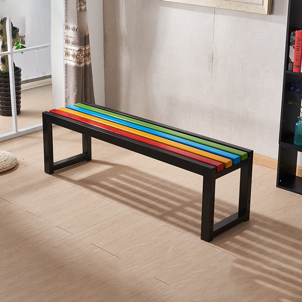 Ghế công viên không tựa gỗ nhựa 180cm