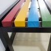 Ghế công viên không tựa gỗ nhựa 180cm