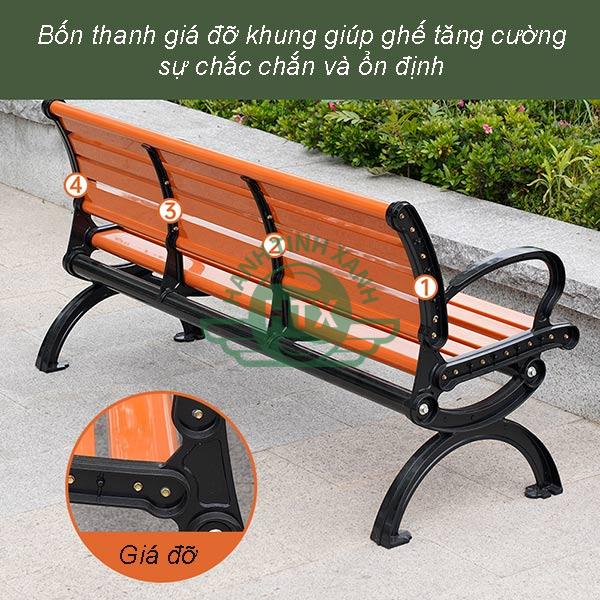 Đặc điểm sản phẩm ghế công viên ghỗ nhựa loại tốt