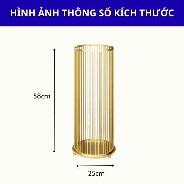 Kích thước sọt để ô dù