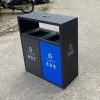 thùng rác 2 ngăn phân loại ngoài trời