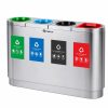 Thùng rác inox 4 ngăn của Hành Tinh Xanh