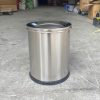 Thùng rác inox không nắp Ø25