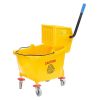 Xe vắt móp đơn 32L màu vàng