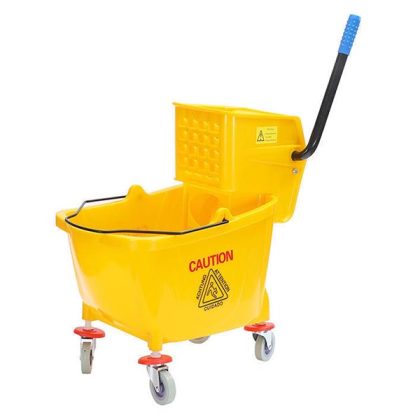 Xe vắt móp đơn 32L màu vàng Xe vắt móp đơn 32L màu vàng
