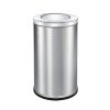 Thùng rác inox tròn nắp lật Ø35