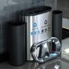 thùng rác phân loại bằng inox 2 ngăn