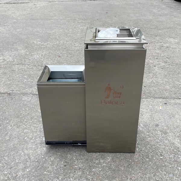 Thiết kế thùng rác 2 in 1 tiện dụng