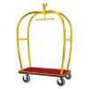xe chở hành lý khách sạn inox vàng