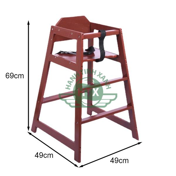 Kích thước ghế ngồi trẻ em cho nhà hàng