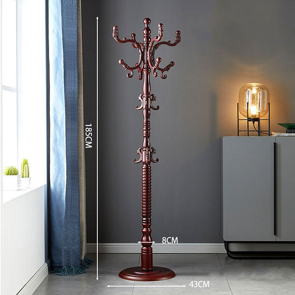 Kích thước cây treo quần áo đứng bằng gỗ