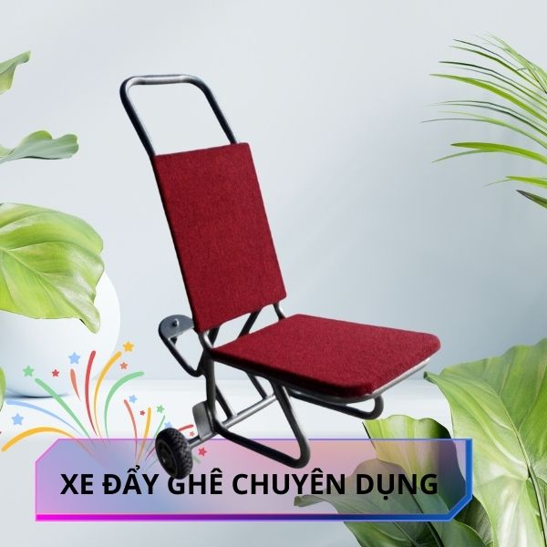 Xe đẩy ghế tiệc cưới được làm từ chất liệu cao cấp, bền bỉ chống gỉ sét