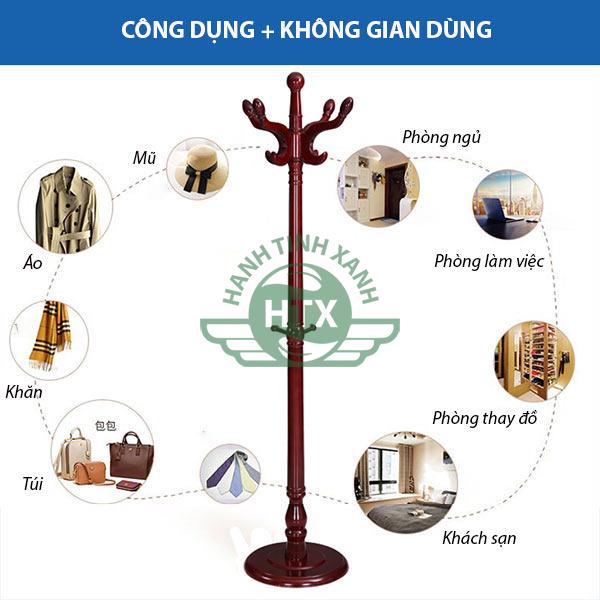 Mẫu cây treo quần áo phù hợp cho nhiều không gian