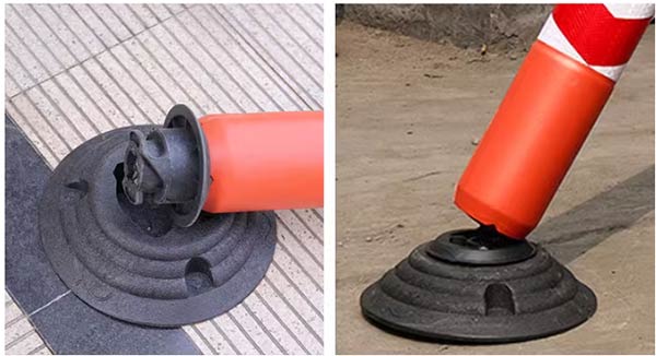 Chân đế và cột trụ có thể tháo rời, thuận tiện thay đổi vị trí lắp đặt