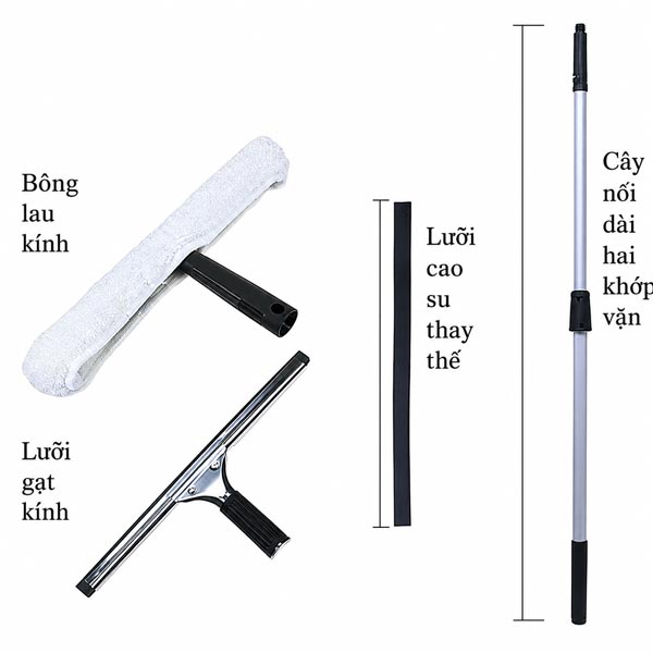 Bộ sản phẩm chắm sóc vệ sinh kính
