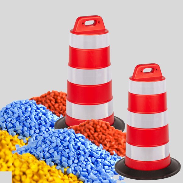 Cột chống va đập bằng nhựa PE có thể sử dụng tốt ở điểu kiện ngoài trời