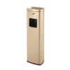 Cây gạt tàn hình chữ nhật inox vàng
