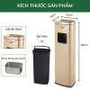 Chi tiết kích thước cây gạt tàn