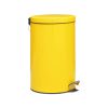 Thùng rác sơn vàng đạp chân tròn 20L