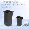 Xe đẩy 3 tầng đa năng khung nhựa