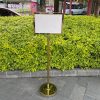 Bảng menu inox vàng hai mặt A2