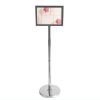 Bảng menu inox trắng hai mặt A4