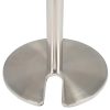 Cột chắn inox đế chữ u dây vàng dài 3m