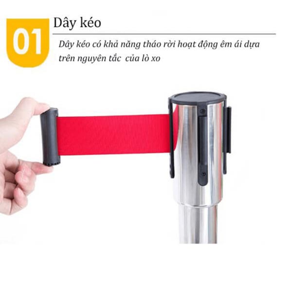 Phần dây căng hoạt động mượt mà, êm ái