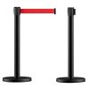 Cột chắn màu đen dây đỏ 5m
