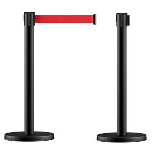 Cột chắn màu đen dây đỏ 5m