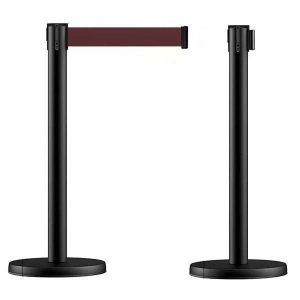 Cột chắn màu đen dây nâu 3m