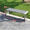 Ghế băng dài inox 1m2