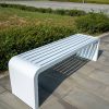 Ghế băng không tựa màu trắng dài 1m2