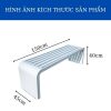 Ghế băng không tựa màu trắng dài 1m5