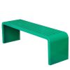 Ghế băng không tựa màu xanh dài 1m2
