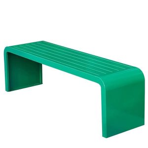 Ghế băng không tựa màu xanh dài 1m2