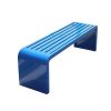 Ghế băng ngoài trời màu xanh dương dài 1m5