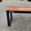 Ghế công viên giả gỗ không tựa dài 2m