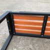 Ghế công viên giả gỗ không tựa dài 2m