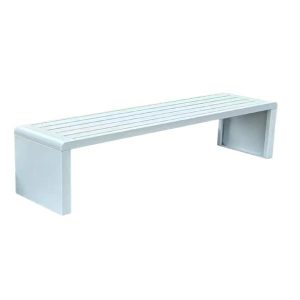 Ghế băng không tựa màu trắng dài 1m2
