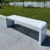 Ghế băng không tựa màu trắng dài 1m8