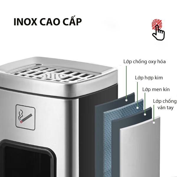 Chất liệu inox 304 cao cấp