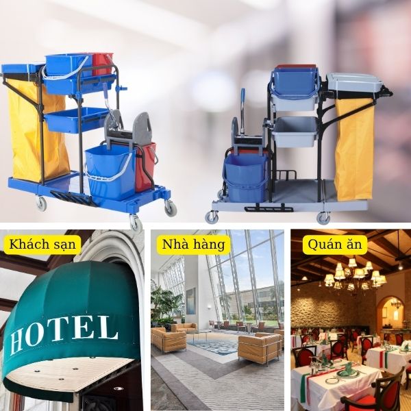 Xe dọn vệ sinh đa năng đa dạng không gian sử dụng
