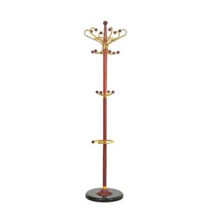 cây móc treo quần áo bằng gỗ kết hợp inox