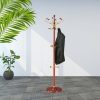 cây móc treo quần áo bằng gỗ kết hợp inox