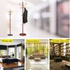 cây móc treo quần áo bằng gỗ kết hợp inox