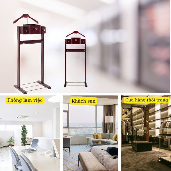 Cây treo áo vest đa dạng không gian sử dụng